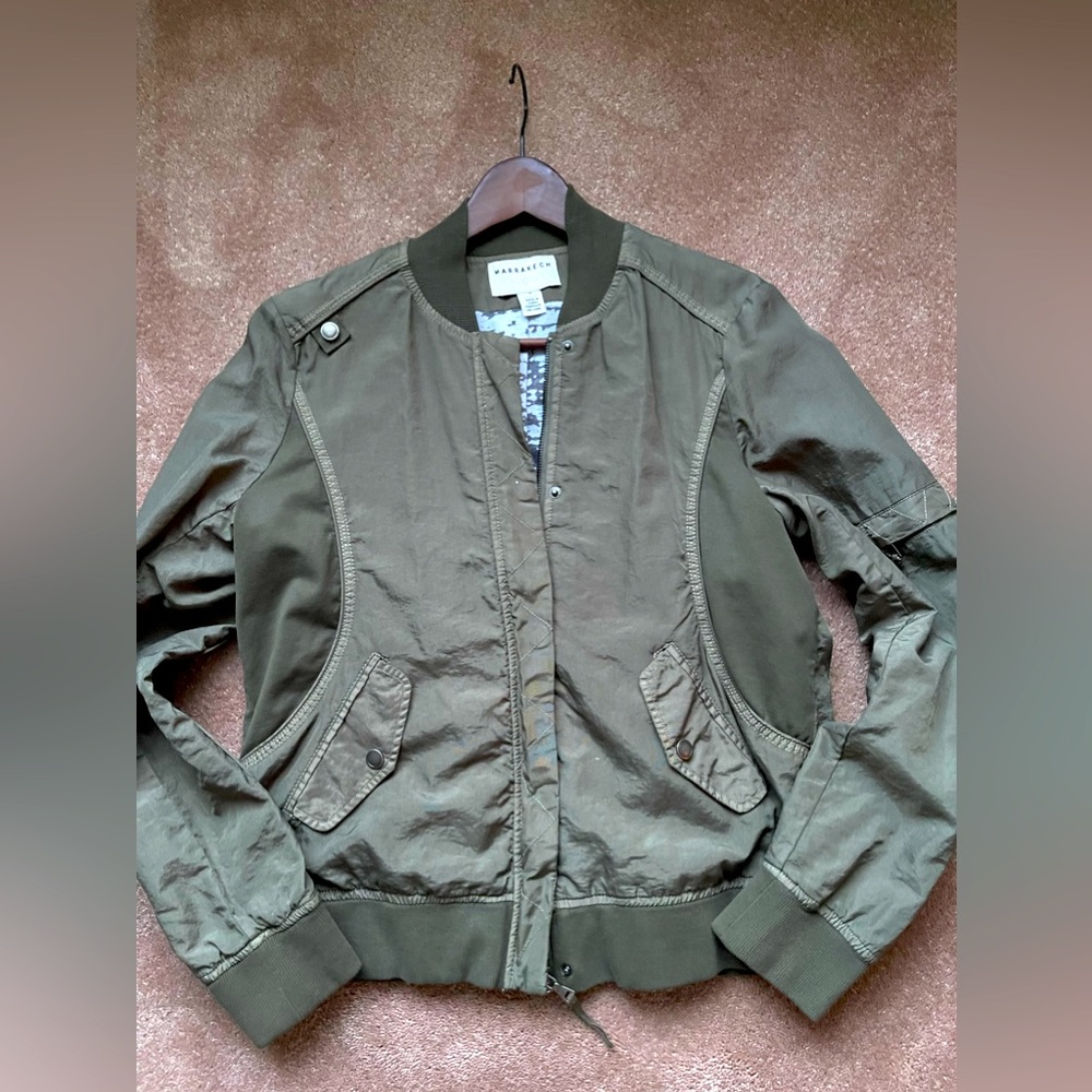 Anthropologie | Marrakech Bomber Jacket Women Size Medium